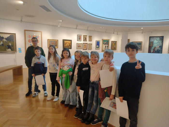 Žiaci výtvarného odboru navštívili galériu Nedbalka