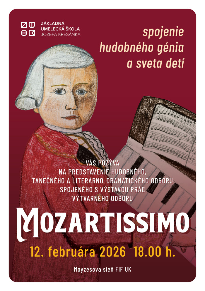 Pozývame vás na predstavenie Mozartissimo