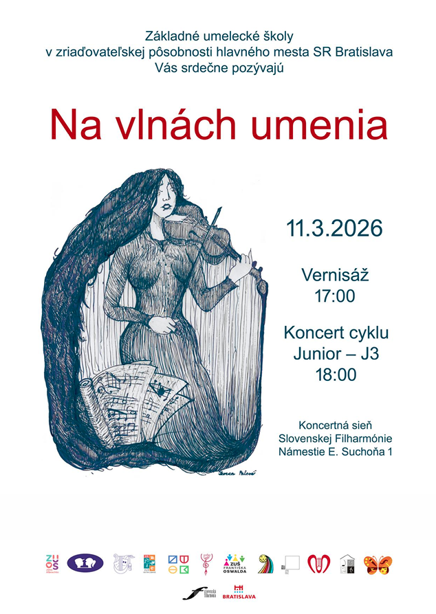 Pozývame vás na koncert Na vlnách umenia a vernisáž výstavy