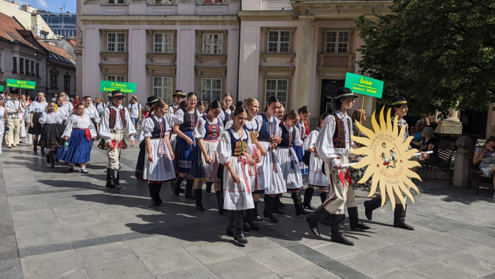 DFS Čečinka na Medzinárodnom detskom folklórnom festivale Bratislava 2025