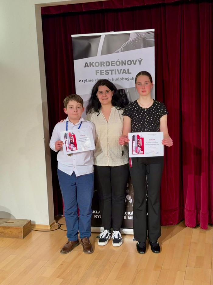 Vynikajúci úspech našich akordeonistov na 22. ročníku akordeónového festivalu V rytme rôznych hudobných žánrov