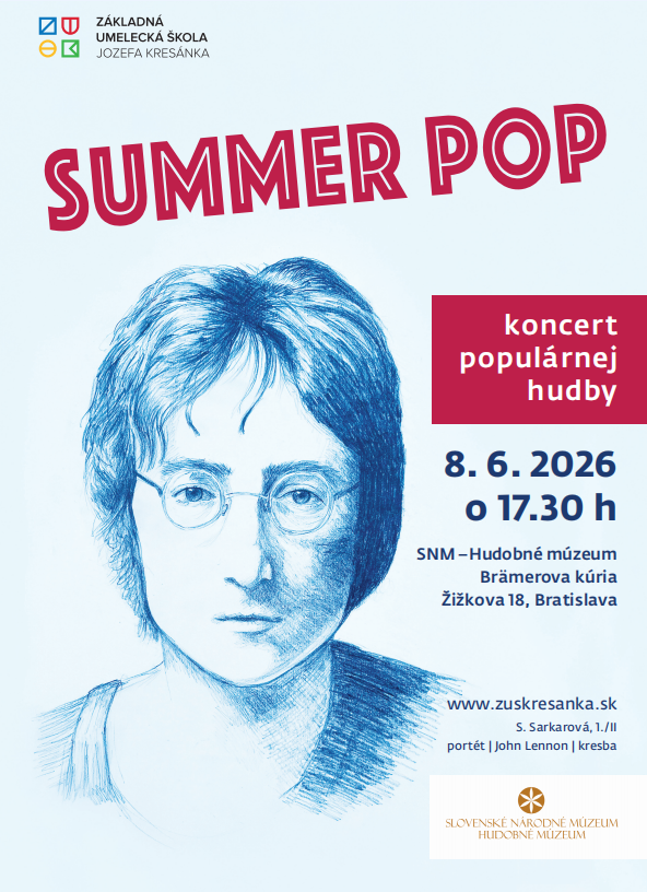 Pozývame Vás na koncert SUMMER POP