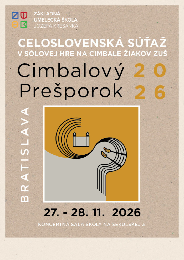 Pozývame Vás na Cimbalový Prešporok 2026